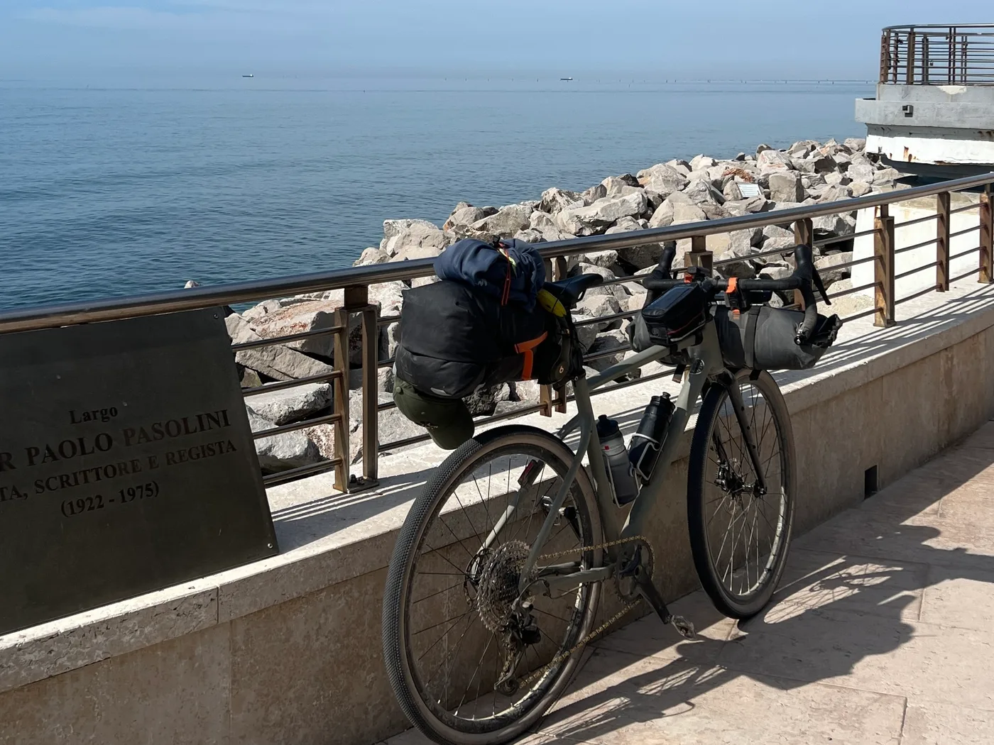 Fahrrad an der Adriaküste bei Grado