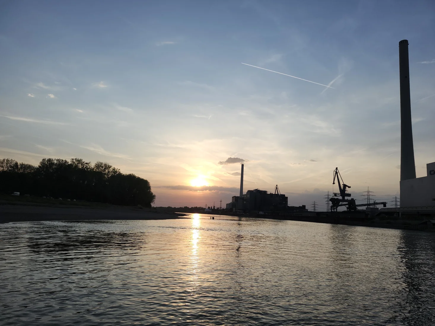 Abendstimmung am Wasser nach der Tour